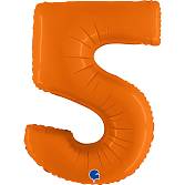 Цифра "5" -  Оранжевая пастель /Grabo                   
