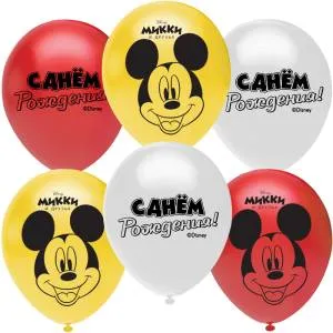 12" Микки Маус, пастель ассорти (Турция/Орбиталь) /812237