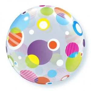 22" Bubble Polka Dots (Qualatex)/1202-1227