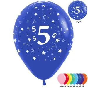 Цифра "5", Ассорти пастель12" ( Колумбия)