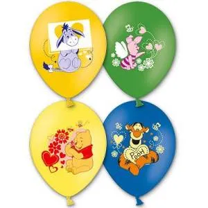 Набор шаров рис Disney Винни 30 см 5 шт