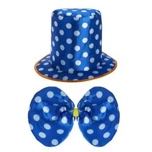 Карнавальный набор "Клоун"синий