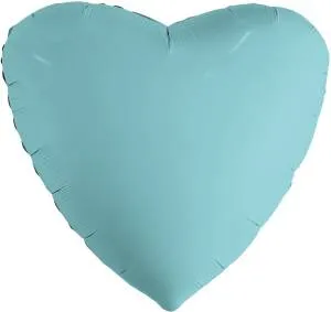 18" Сердце Аквамарин (Россия) / 221318 1204-1230