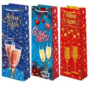 Пакет подарочный 12*36 см/ ч44302