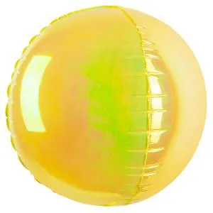 Сфера 3D 22" Хамелеон, желтый перламутр (Китай)/ 24935
