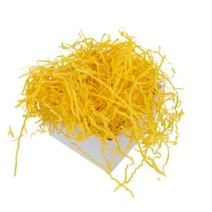 Наполнитель для коробок Солнечно-желтый бумажный 50 гр (Китай)/Н024