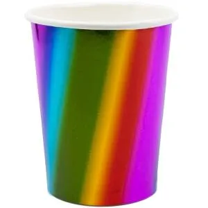 Стакан фольг Радуга 250 мл 6 шт / 1502-4123