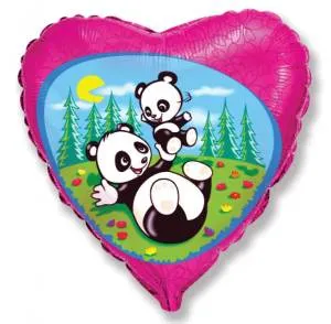 18" Панды на поляне (Flexmetall)/1202-0467