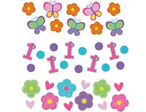 Конфетти 1-й ДР Девочка 3 вида 34гр