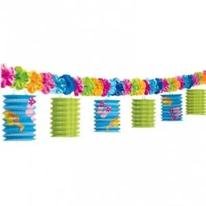 Гирлянда "Цветы с фонариками"