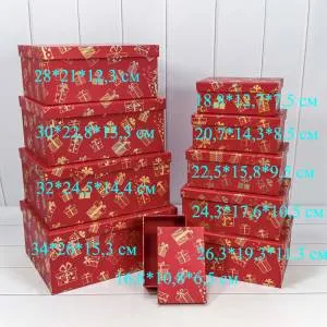 Коробка 28*21*12,3 см "Новый Год"-0080