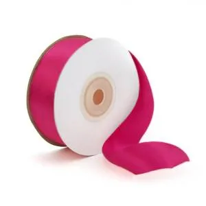 Лента атлас Ярко-розовый 12 мм*22,85 м