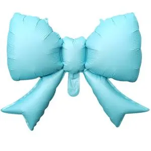 МИНИ Бант голубой сатин (Китай) / 1206-1745