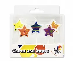 Свечи Звездочки (5 шт) 700139