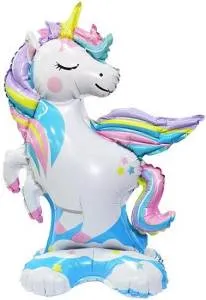 3D Нежный Единорог 25" на подставке / Китай 26002