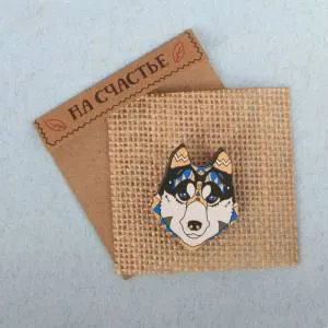 Открытка со значком"На Счастье" 1737933