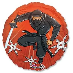 Шар 18" Ниндзя (Анаграм) / 1202-2137
