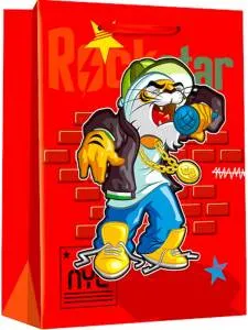 Пакет подарочный L/ППК-3400 26,4*32,7*13,6 см.