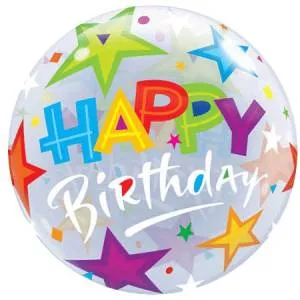 22" Bubble HB звезды (Qualatex)/121202-1224