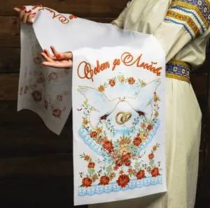 Рушник Хлеб-соль Розы 150*36 см / 1161723