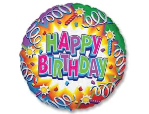 18" HB Серпантин и свечи (Flexmetall)