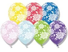 Цветы,металлик 14" 1103-0834