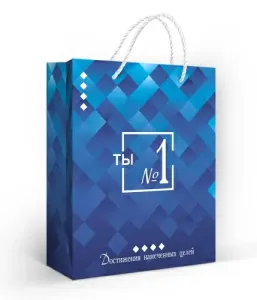 Пакет подарочный (М) 22,7*18 см / 10000267