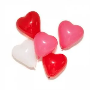 5" Сердце пастель ассорти (Тайланд) /ч06585