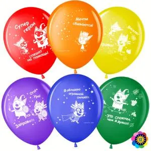 12" Три кота, Супер Герои! лайт пастель (50шт) (Малайзия)/711437