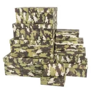 Коробка 26*17,5*11 см "Камуфляж"