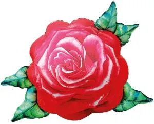 32" Роза Акварельная, красная / Китай 27335