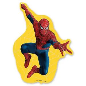 Человек паук на желтом