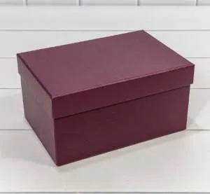 Коробка 19*13*9,5 см. Сливовая