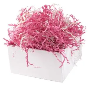 Бумажный наполнитель Ярко-розовый/Белый Хамелеон  50гр. / 6233841