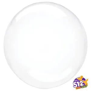 Сфера Deco Bubble 18"/46 см прозрачный (Китай 512) / 550512-18