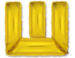 Буква "Ш" 14" - золото/ Китай