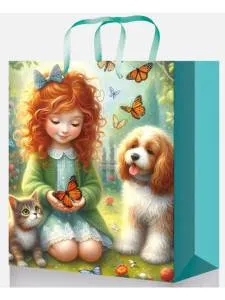 Пакет подарочный М/ПКП-0342 18*23*10 см 