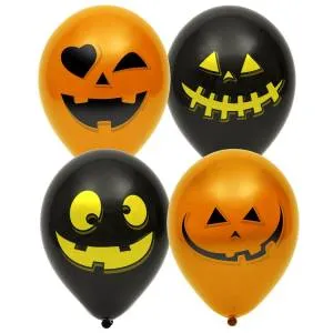 Тыква черн/оранж, пастель 14"  1103-2291               