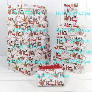 Коробка 34*26*15,3 см "Новый Год"-2656