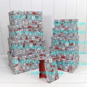 Коробка 28*21*12,3 см "Новый Год"-2288