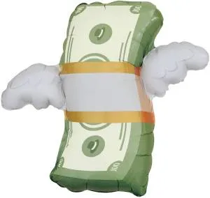 31" Деньги с крыльями / Китай 13486