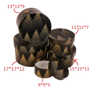 Коробка "Золотой лес" 11*11*7 см ПП-8737