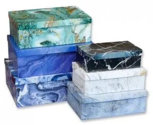 Коробка 32*22*11.5 см "Мраморная сказка"