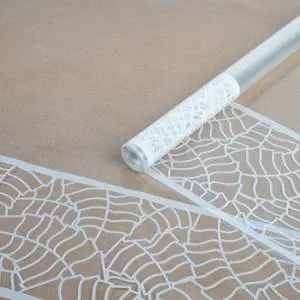 Пленка прозрачная "Листья" кайма 70 см, 200 гр../ 541104