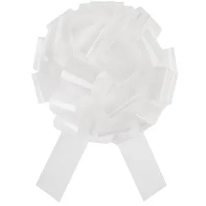 Бант лаковый Белый 36 см / 661067