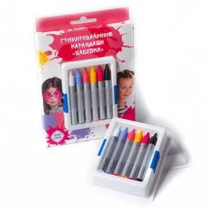 Грим карандаши "Бабочки" 6 цв./430018