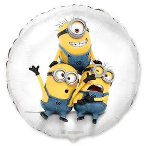 18" Миньоны забавные (Flexmetall)/1202-1841