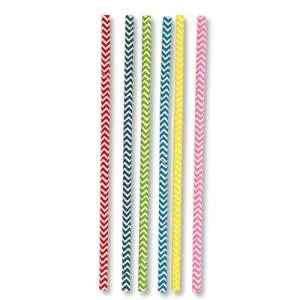 Трубочка д/кокт "Шеврон мульти" 12 шт.