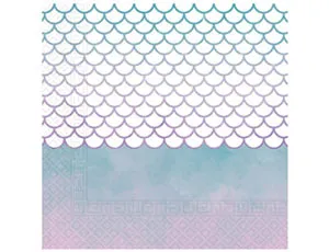 Салфетка "Русалка Элегантная" 33 см 20  шт