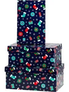 Коробка 23*16*9 см Носочки и подарки